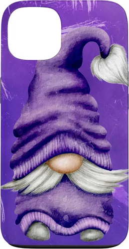 Vista 7 de Cute Gnome Graphic for Gardener and Spring and Summer Purple Case for iPhone 17