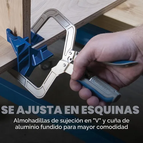 Vista 5 de Kreg KHCCC - Abrazadera de esquina de 90 grados - Ángulo recto - Abrazaderas de esquina y de T para carpintería - Herramientas y accesorios
