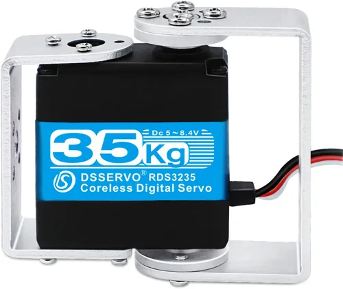 Vista 12 de Servos completos de la dirección de Digitaces del engranaje del metal del alto esfuerzo de torsión del motor servo del robot de 55.1 lbs