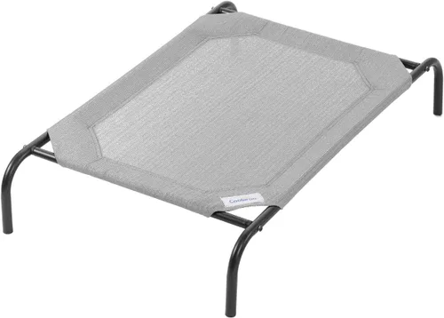 Vista 9 de Coolaroo Cama elevada y refrescante para perros, para interiores y exteriores, tamaño mediano, gris oscuro (Gunmetal)