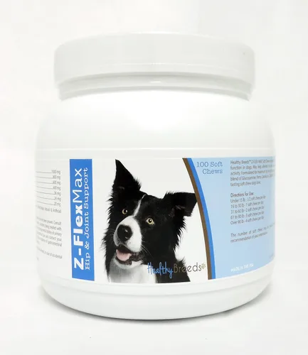Vista 23 de Healthy Breeds Afghan Hound Z-Flex Max - Masticables suaves para cadera y articulaciones, 100