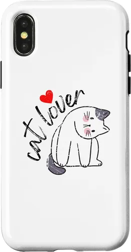 Vista 4 de Funda para iPhone 15 con diseño lindo para amantes de los gatos felinos de animales domésticos para hombres y mujeres