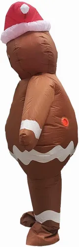 Vista 4 de Disfraz inflable para adultos, disfraz de fiesta para hombres y mujeres, decoración de Navidad, fiesta de Navidad, disfraz divertido de Halloween