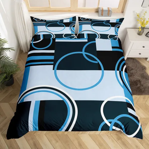 Vista 19 de Erosebridal Bohemian Duvet Cover Twin Country Southwestern Comforter Cover for Kids Teens Boho Aztec Arrows Diamond Bedding Set Black Gray Geometric