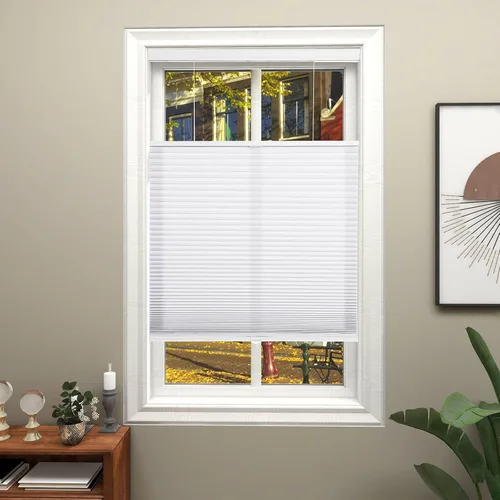 Vista 7 de Changshade - Persianas para filtrado de luz para ventanas, 36 pulgadas de largo x 19 pulgadas de ancho, persianas celulares que bajan y suben