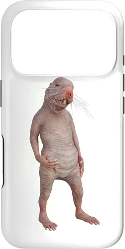 Vista 30 de Live Weird - Carcasa para iPhone 17, diseño de ratas topos desnudas