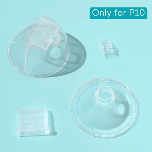 Vista 4 de Paruu P10 - Juego completo de tazas de colector, piezas originales de extractor de leche, accesorios de repuesto para extractor de leche portátil, 1