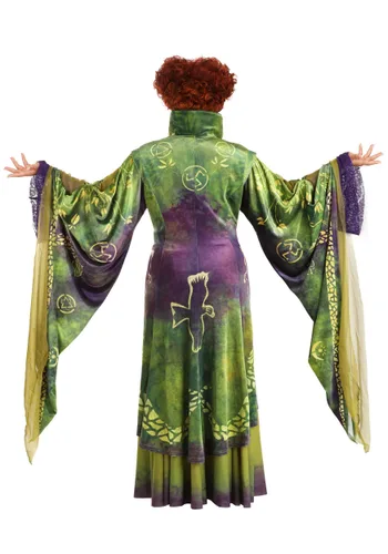 Vista 4 de Disfraz de Winifred Sanderson para mujer talla grande de Hocus Pocus de Disney Multicolor