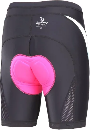 Vista 3 de beroy Women Breathable Bike Shorts, Cycling Shorts with 3D Gel Pad