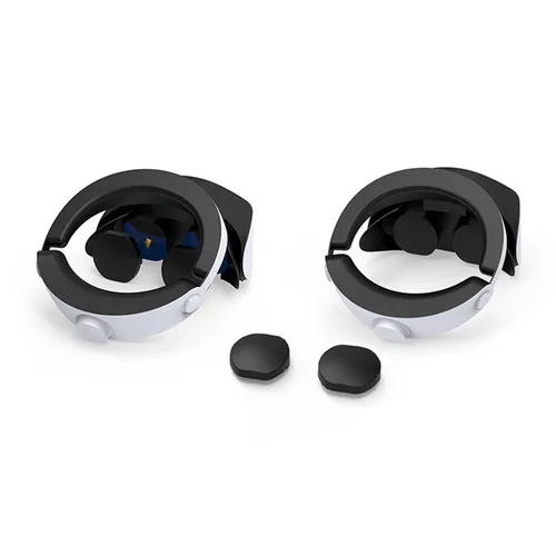 Vista 2 de NUHFUFA Eyewear Lens Caps Compatible with PSVR2, Lens Protective L&R Covers Dust-Proof & Anti-Scratch Headset Glasses Protector for PSVR2