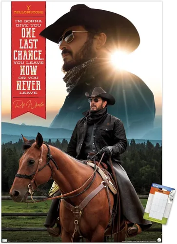 Vista 9 de Trends International Yellowstone - Póster de pared Rip, 14.725 x 22.375 pulgadas, versión premium sin marco