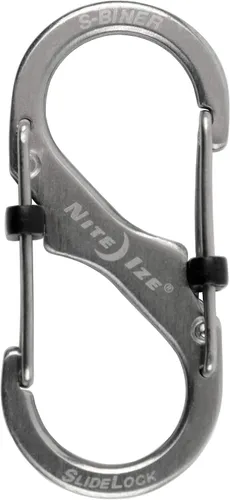 Vista 2 de Nite IZE - Cerradura deslizante de acero S-Biner unisex