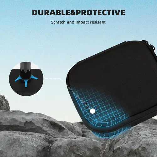 Vista 7 de BRDRC Funda de transporte para accesorios Insta 360 GO 3S / GO 3, bolsa de almacenamiento, funda protectora rígida para Insta360 GO 3S / GO3