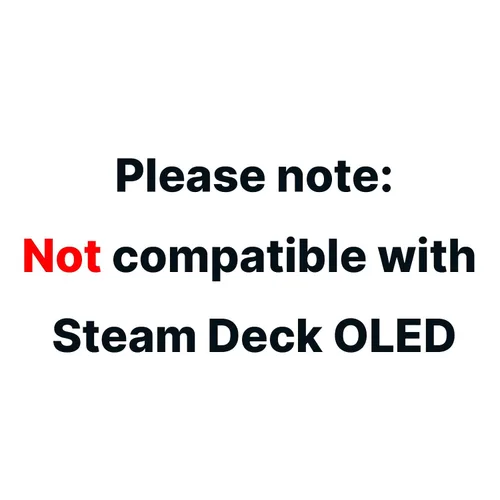 Vista 3 de JSAUX PC0108 - Cubierta frontal transparente compatible con Steam Deck LCD, carcasa de repuesto personalizada de edición transparente, compatible