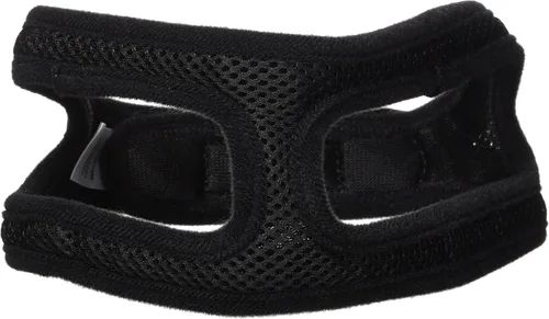 Vista 10 de Arnés ChokeFree de malla velpro, mascota, hombro cuello, XS, Negro