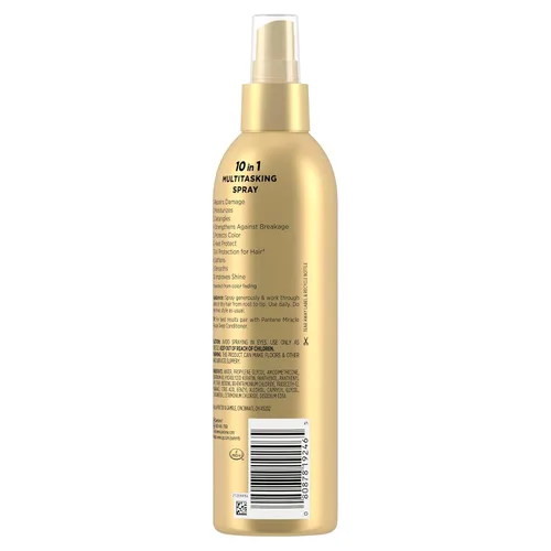 Vista 8 de Pantene Miracle Rescue - Spray multitarea 10 en 1, protección contra el calor, desenreda, repara el cabello dañado, seco, mejora el brillo