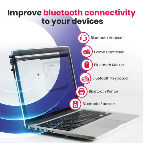 Vista 4 de Global Teck Blue Beacon - Extensor de rango de cable USB-A para auriculares, altavoces, teclado, portátiles, PC, mouse, mejora la señal de línea