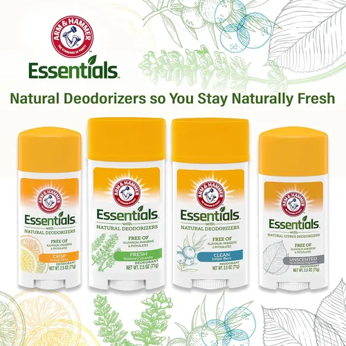 Vista 11 de Desodorante Natural esencial Arm & Hammer, sin perfume, 2.5 onzas, paquete de de 1
