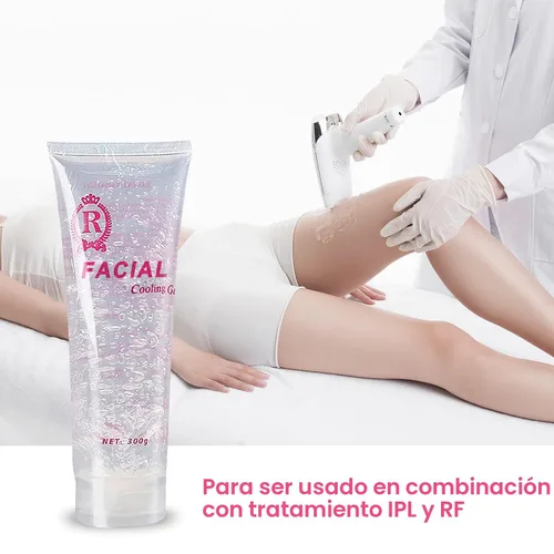 Vista 2 de Gel de enfriamiento de 10.1 fl oz para dispositivo de depilación láser y máquina de cuidado de la piel corporal facial de radiofrecuencia