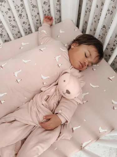 Vista 3 de GUNAMUNA Saco de dormir unisex de manga larga, bolsa de dormir para niños pequeños y bebés, rayón suave