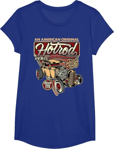 Vista 51 de Camiseta vintage Hot Rod Speed and Power para hombre Asphalt Grey