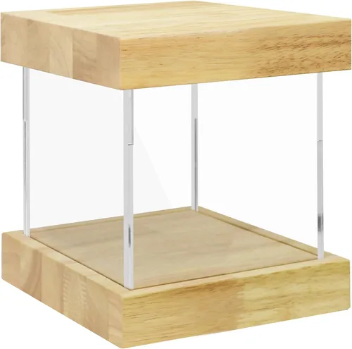 Vista 9 de Vitrina de acrílico transparente para trofeos, coleccionables, caja de exhibición de cubo de montaje, soporte de protección a prueba de polvo