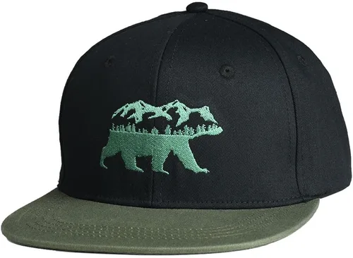 Vista 14 de EDTREK Gorra Snapback de rendimiento para exteriores con ala plana - Bordado único de animales