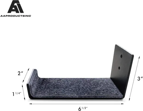 Vista 3 de AA Products - Un par de soportes de aluminio para snowboard con forro protector