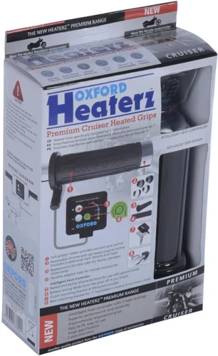 Vista 8 de Oxford - Heaterz Premium Sports (Empuñaduras para motocicleta con control de temperatura)