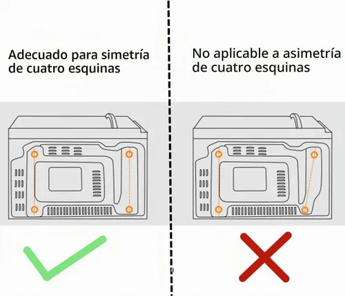 Vista 6 de Soporte de montaje para microondas, soporte plegable retráctil para horno de microondas montado en la pared, soporte para accesorios de cocina