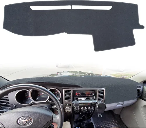 Vista 10 de Alfombrilla para tablero de instrumentos compatible con Toyota 4Runner 1996 1997 1998 1999 2000 2001 2002 (Beige) Cubierta protectora de tablero