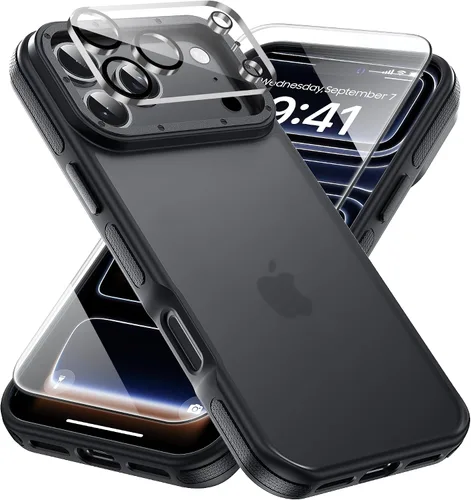 Vista 109 de Yriklso 3 en 1 Funda Magnética Fuerte para iPhone Air, 1X Protector de Pantalla + 1X Protector de Lente de Cámara, Cubierta Protectora a Prueba