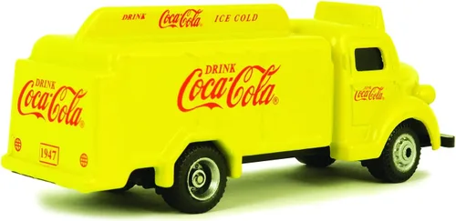 Vista 2 de Motor City Classics Camión Botella Coca-Cola 1947 (Amarillo) Escala 1:87 Modelo Diecast Collectible 439954