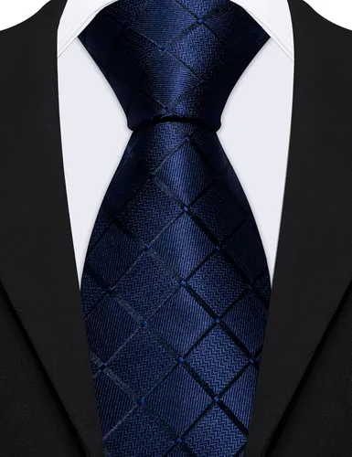 Vista 39 de Barry.Wang Juego de corbatas de seda para hombre, corbatas de boda de seda tejida formal de negocios casual (4/6/8PCS)