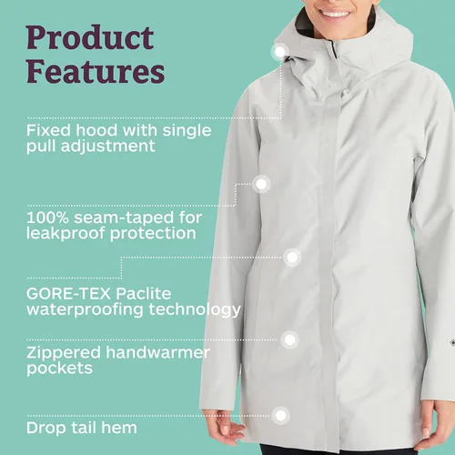 Vista 4 de Marmot Chaqueta Gore-tex ligera y resistente al agua para mujer