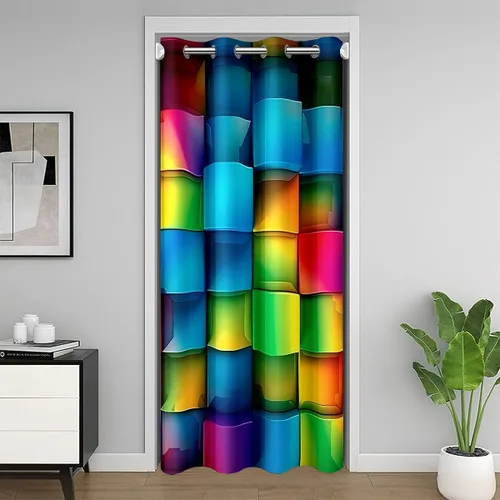 Vista 20 de Feelyou Math Equation - Cortina de puerta (1 panel, 34 x 80 pulgadas)