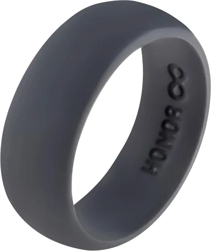Vista 3 de Anillo de Eternidad Honor Anillo de Silicona para Hombre Banda de Boda