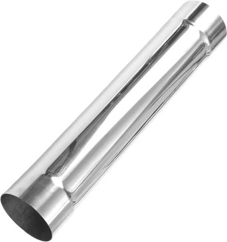 Vista 12 de Motoforti 2 "OD tubo recto tubo T304 acero inoxidable DIY tubo de coche personalizado tubería 18 pulgadas longitud doble expansión extremos pulido
