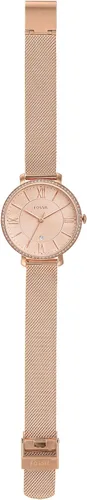 Vista 4 de Fossil Jacqueline Reloj de cuarzo de acero inoxidable de tres manecillas para mujer, Talla única