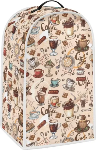 Vista 38 de Funda para batidora, cubierta para electrodomésticos de cocina, protección contra el polvo, lavable, para máquina de café, procesador de alimentos