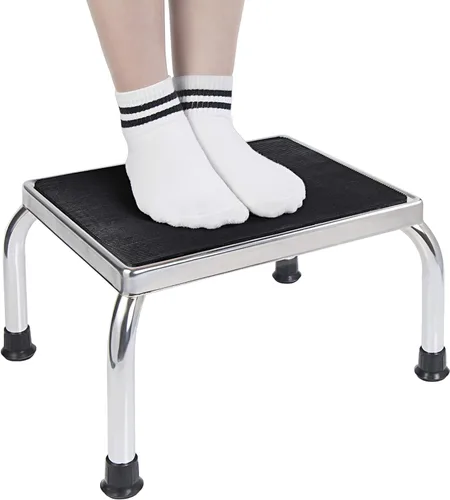 Vista 4 de Vaunn Paquete de taburete médico para pies y mesita de noche de lujo