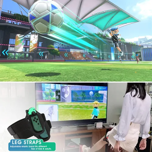 Vista 6 de 10 in 1 Switch Sports Accessories Bundle, LYCEBELLAccessories Kit for Nintendo Switch Sports