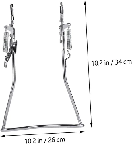 Vista 6 de Kisangel Soporte ajustable para bicicleta de hierro, 20 pulgadas, plateado