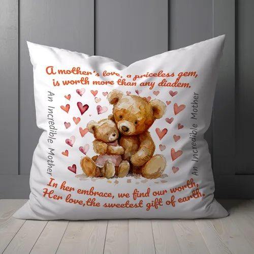 Vista 5 de Almohada para el día de la madre para mujer, almohada personalizada, regalos para mamá, regalos para mamá, almohada para mamá