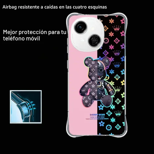 Vista 3 de jioeuinly Funda para Tecno Spark Go 2025 Compatible con Tecno Spark Go 1 / GO 1S / Pop 9 4G Funda de Teléfono Cubierta