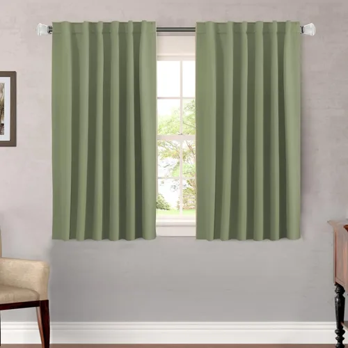 Vista 37 de H.VERSAILTEX Cortinas Opacas con Aislamiento Térmico, Paneles de Tratamiento de Ventanas que Oscurecen la Habitación, Cortinas Opacas para Sala