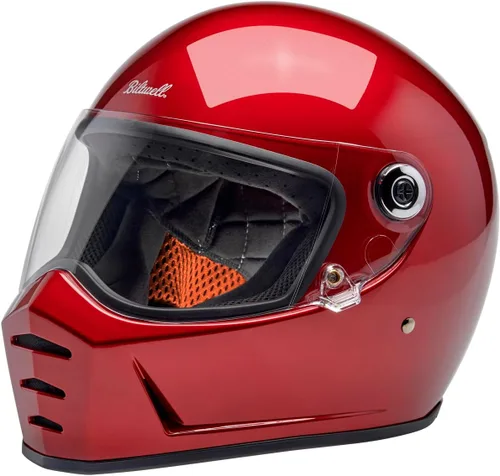 Vista 3 de Biltwell Lane Splitter ECE R22.06 - Casco de moto (rojo cereza metálico)