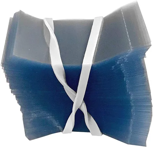 Vista 14 de Banda retráctil perforada transparente de 1.181 x 1.102 in para botellas de unicornio, botellas pequeñas con gotero, frascos pequeños y muchos otros