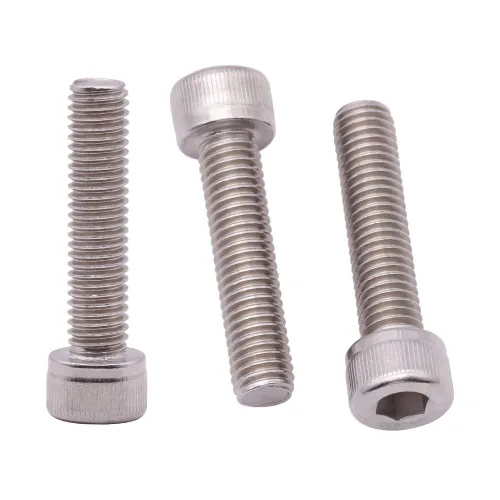 Vista 10 de Tornillos de cabeza hueca de acero inoxidable 304 18-8 de 1/4"-20 x 1", unidad hexagonal Allen, cobertura de rosca completa, paquete de 30