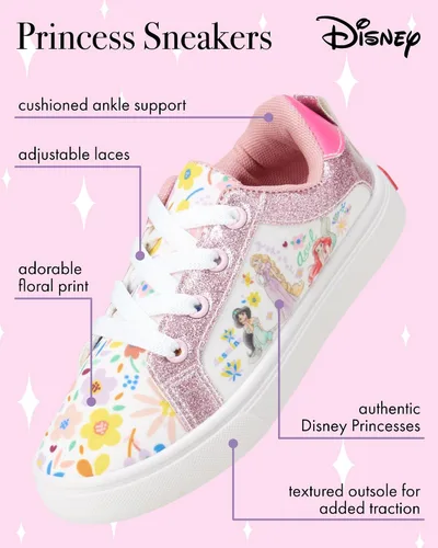 Vista 2 de Disney Zapatos para niñas - Tenis de princesa niñoniño pequeñoniño grande
